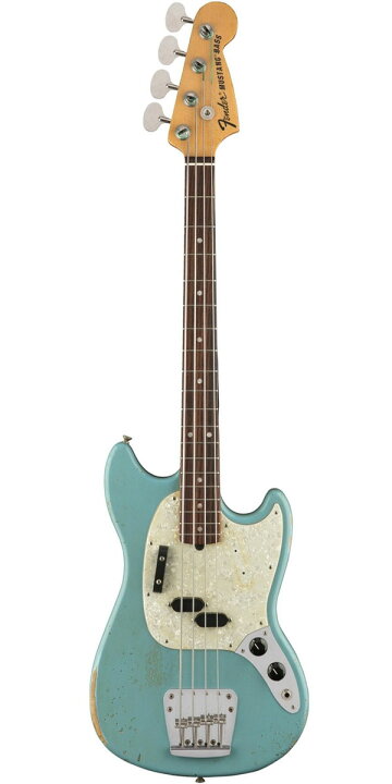 Fender Mexico JMJ Road Worn Mustang Bass Faded Daphne Blue ｜その他