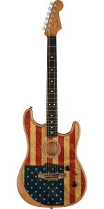 Fender USAitF_[jLimited Edition American Acoustasonic Stratocaster American Flag
