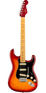 Fender USAitF_[jAmerican Ultra Luxe Stratocaster Plasma Red BurstiMaple Fingerboardj