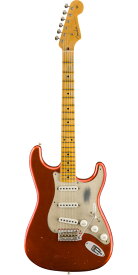 Fender Custom Shop 2019 Limited Edition '55 Dual-Mag Stratocaster Super Faded Aged Candy Apple Red