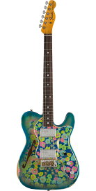 Fender Custom Shop 2020 Limited Edition 1972 Telecaster Thinline Relic Aged Blue Flower