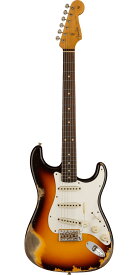 Fender Custom Shop 2021 Time Machine Series 1959 Stratocaster Heavy Relic Faded Aged Chocolate 3-Color Sunburst