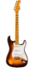 Fender Custom Shop 2024 Limited Edition Fat 1954 Stratocaster Relic with Closet Classic Hardware Wide-Fade Chocolate 2-Color Sunburst