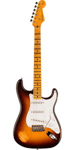 Fender Custom Shop 2024 Limited Edition Fat 1954 Stratocaster Relic with Closet Classic Hardware Wide-Fade Chocolate 2-Color Sunburst