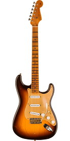 Fender Custom Shop 2024 Limited Edition 1954 Roasted Stratocaster Journeyman Relic Wide-Fade Chocolate 2-Color Sunburst