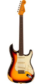 Fender Custom Shop 2024 Limited Edition 1964 L-Series Stratocaster Heavy Relic Target 3-Color Sunburst