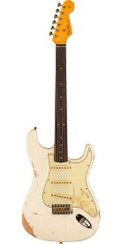 Fender Custom Shop 2024 Limited Edition 1964 L-Series Stratocaster Heavy Relic Aged Olympic White