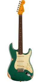 Fender Custom Shop 2024 Limited Edition 1964 L-Series Stratocaster Heavy Relic Aged Sherwood Green Metallic