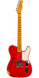 Fender Custom Shop 2024 Limited Edition Red Hot Esquire Relic Super Faded Aged Candy Apple Red