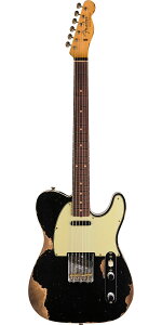 Fender Custom Shop 2024 Time Machine 1960 Telecaster Custom Heavy Relic Aged Black