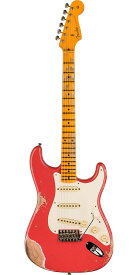 Fender Custom Shop 2024 Time Machine 1957 Stratocaster Heavy Relic Aged Fiesta Red