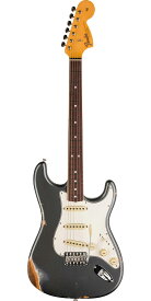 Fender Custom Shop 2024 Time Machine 1967 Stratocaster Relic with Closet Classic Hardware Aged Charcoal Frost Metallic