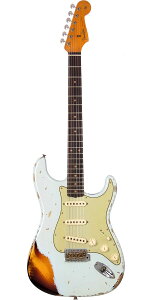 Fender Custom Shop 2022 Fall Event LTDiLimited Editionj1962 Stratocaster Heavy Relic Faded Aged Sonic Blue over 3-Color Sunburst