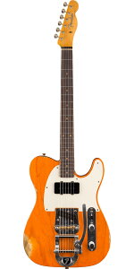 Fender Custom Shop 2024 Limited Edition '60 Tele Bigsby Relic Sunset Orange Transparent