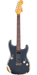 Fender Custom Shop 2025 Limited Edition Strat SH Heavy Relic Aged Charcoal Frost Metallic