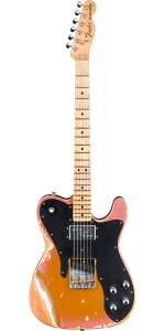 Fender Custom Shop 2025 Limited Edition Telecaster Custom Super Heavy Relic Aged Firemist Gold with Aged Burgundy Mist Burst