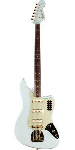 Fender Custom Shop 2025 Time Machine 1966 Bass VI Journeyman Relic with Gold Closet Classic Hardware Faded Aged Sonic Blue