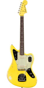 Fender Custom Shop 2025 Time Machine 1965 Jaguar Heavy Relic Faded Graffiti Yellow