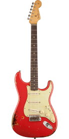 Fender Custom Shop Michael Landau Signature 1963 Relic Stratocaster Fiesta Red over 3-Color Sunburst