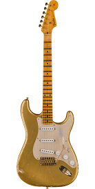 Fender Custom Shop 2022 Limited Edition '55 Bone Tone Stratocaster Relic Aged HLE Gold with Gold Hardware
