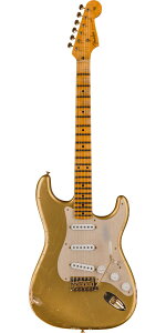 Fender Custom Shop 2022 Limited Edition '55 Bone Tone Stratocaster Relic Aged HLE Gold with Gold Hardware