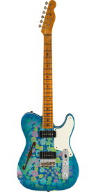Fender Custom Shop 2022 Limited Edition Dual P90 Telecaster Relic Aged Blue Flower
