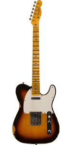 Fender Custom Shop 2022 Time Machine Series 1959 Telecaster Custom Relic Wide-Fade Chocolate 3-Color Sunburst