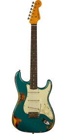 Fender Custom Shop 2022 Time Machine Series 1961 Stratocaster Heavy Relic Aged Ocean Turquoise over 3-Color Sunburst