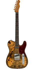 Fender Custom Shop Artisan Buckeye Burl Double Esquire Aged Natural