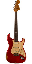 Fender Custom Shop 2023 Limited Edition Roasted "Big Head" Stratocaster Relic Aged Candy Apple Red