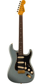 Fender Custom Shop 2023 Limited Edition 1965 Dual-Mag Stratocaster Journeyman Relic with Closet Classic Hardware Aged Blue Ice Metallic