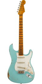 Fender Custom Shop 2021 Time Machine Series 1957 Stratocaster Relic Faded Aged Daphne Blue