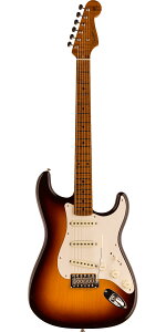 Fender Custom Shop 2023 Limited Edition Roasted '50s Stratocaster DLX Closet Classic Wide-Fade Aged Chocolate 2-Color Sunburst