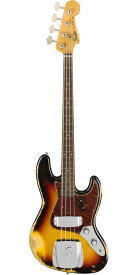 Fender Custom Shop 2019 Time Machine Series 1961 Jazz Bass Heavy Relic 3-Color Sunburst
