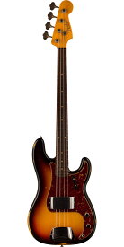 Fender Custom Shop 2023 Time Machine 1964 Precision Bass Relic Bleached 3-Color Sunburst