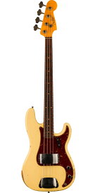 Fender Custom Shop 2023 Time Machine 1964 Precision Bass Relic Aged Vintage White