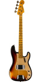 Fender Custom Shop 2022 Time Machine 1958 Precision Bass Heavy Relic 3-Color Sunburst