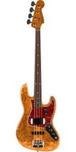 Fender Custom Shop Artisan Maple Burl Jazz Bass NOS Aged Natural