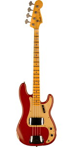Fender Custom Shop 2024 Limited Edition "P" Jazz Bass Relic Aged Cimarron Red