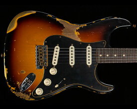 Fender Custom Shop 2020 Limited Edition Dual-Mag II Stratocaster Heavy Relic Super Faded Aged 3-Tone Sunburst