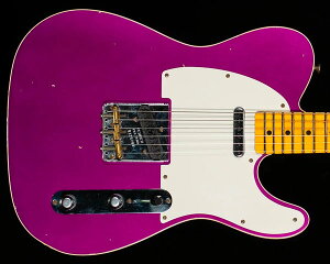 Fender Custom Shop 2022 Fall Event LTDiLimited EditionjTomatillo Telecaster Custom Journeyman Relic Faded Aged Purple Metallic