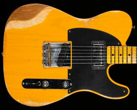 Fender Custom Shop 2022 Fall Event LTD（Limited Edition）1953 HS Telecaster Heavy Relic Aged Butterscotch Blonde