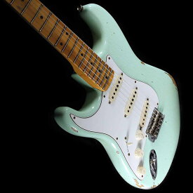 Fender Custom Shop 2022 Time Machine Series 1958 Stratocaster Left-Handed Relic Super Faded Aged Surf Green