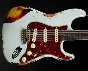 Fender Custom Shop 2021 Spring Event LTD�iLimited Edition�j1961 Stratocaster Heavy Relic Faded Aged Sonic Blue Over 3-Color Sunburst�i2024�N���j