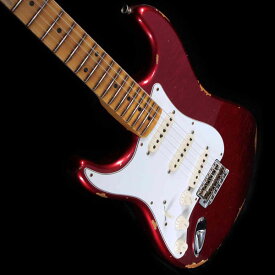 Fender Custom Shop 2022 Time Machine Series 1958 Stratocaster Left-Handed Relic Faded Aged Candy Apple Red