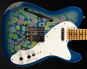 Fender Custom Shop 2022 Fall Event LTDiLimited Editionj50s Telecaster Thinline Relic Aged Blue Flower