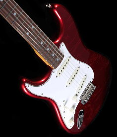 Fender Custom Shop 2022 Time Machine 1966 Stratocaster Left-Handed Deluxe Closet Classic Faded Aged Candy Apple Red