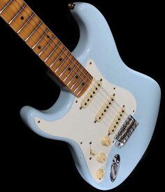 Fender Custom Shop 2021 Winter Event LTD（Limited Edition）1957 Stratocaster Left-Handed Journeyman Relic Faded Aged Daphne Blue