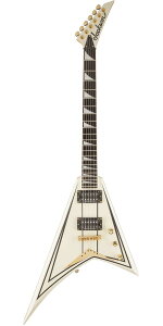 JacksoniWN\jPro Series Rhoads RRT-3 Ivory with Black Pinstripes