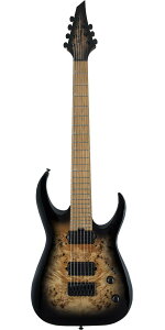 JacksoniWN\jPro Series Signature Misha Mansoor Juggernaut HT7P Black Burst Burl